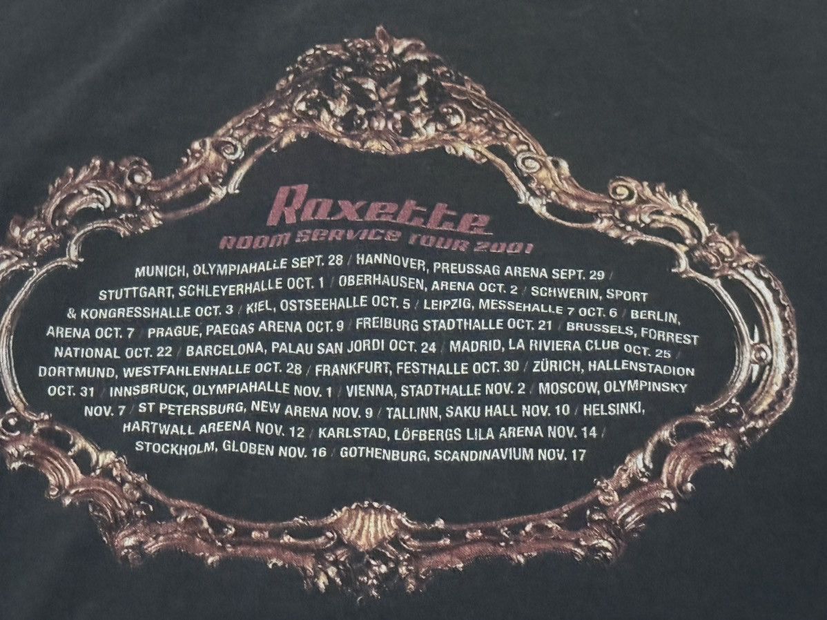 Other Vintage 00s Roxette Room Service 2001 T-Shirt Y2K Size US M / EU 48-50 / 2 - 6 Thumbnail