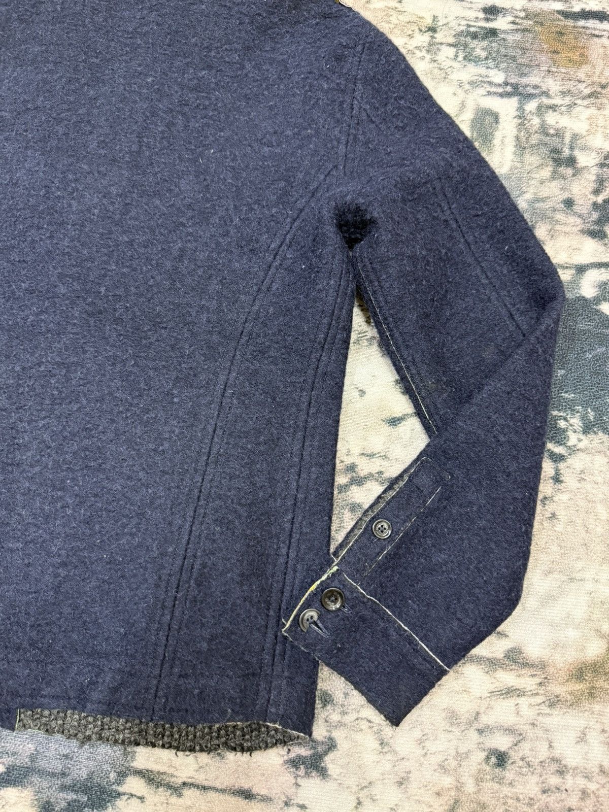 GAS Man Gas Mohair Chekered Lined Jacket Size US S / EU 44-46 / 1 - 13 Thumbnail