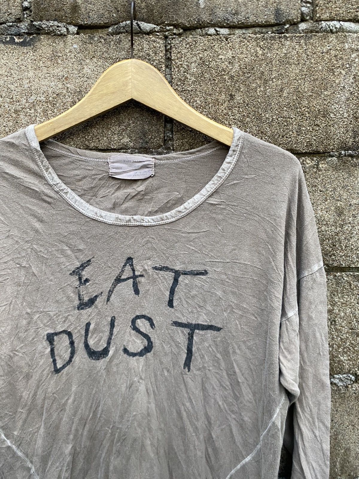20471120 × If Six Was Nine × Isamu Katayama Backlash Vintage blue factoy “eat dust” washed longsleeve Size US L / EU 52-54 / 3 - 2 Thumbnail