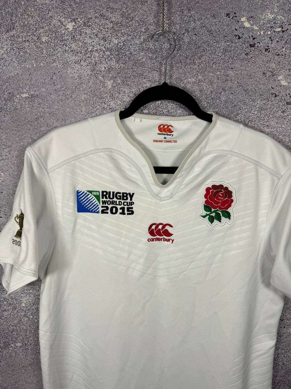 Canterbury of New Zealand England Rugby Union 2015 World Cup Canterbury Jersey Medium Size US M / EU 48-50 / 2 - 4 Thumbnail