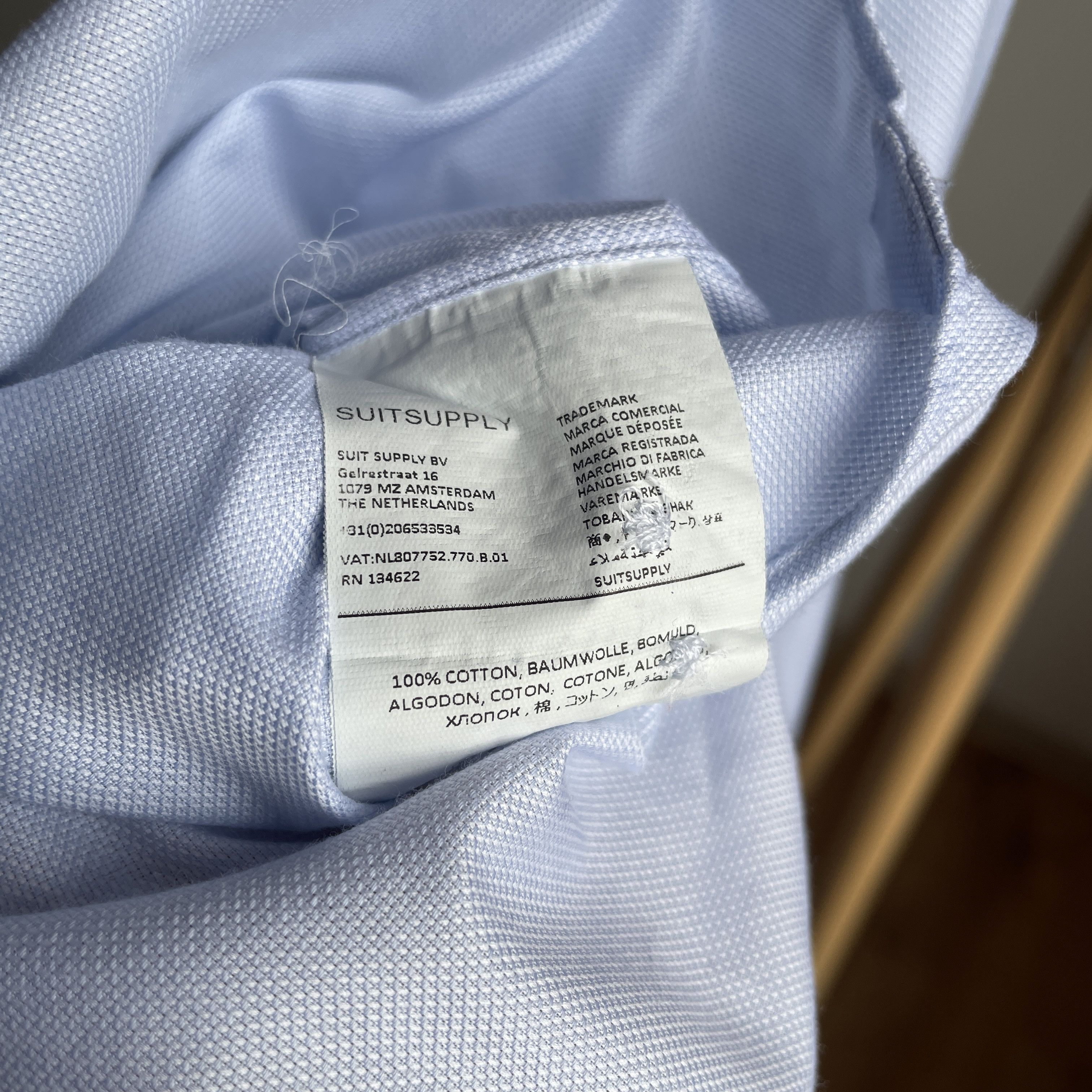 Suitsupply Suitsupply Slim Fit Made To Measure Dress Shirt Size 42R - 10 Thumbnail