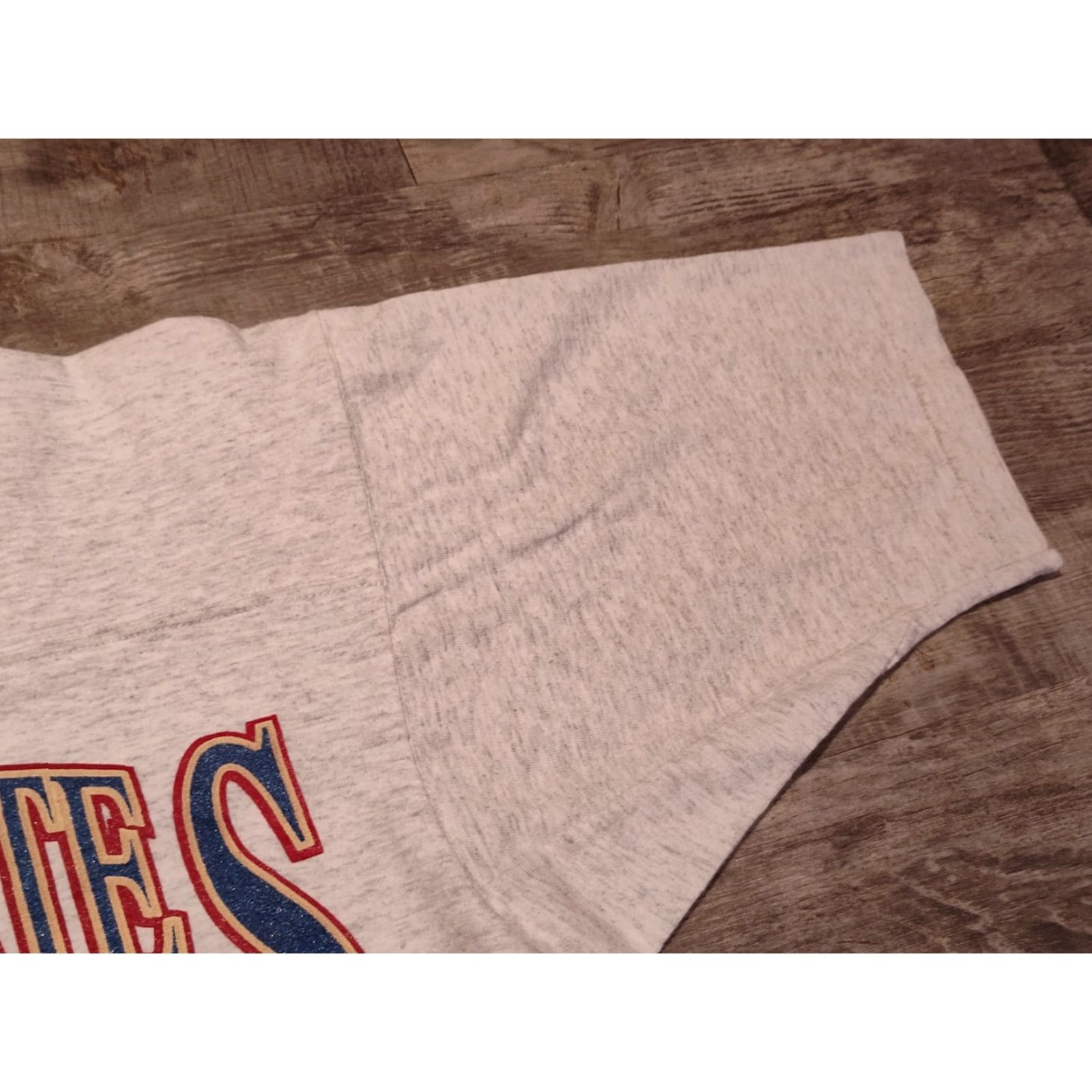 Soffe VINTAGE Soffe Gray Short Sleeve V-Neck T-Shirt USMC 90s Sz L Made in USA Unisex Adults Size US L / EU 52-54 / 3 - 7 Thumbnail