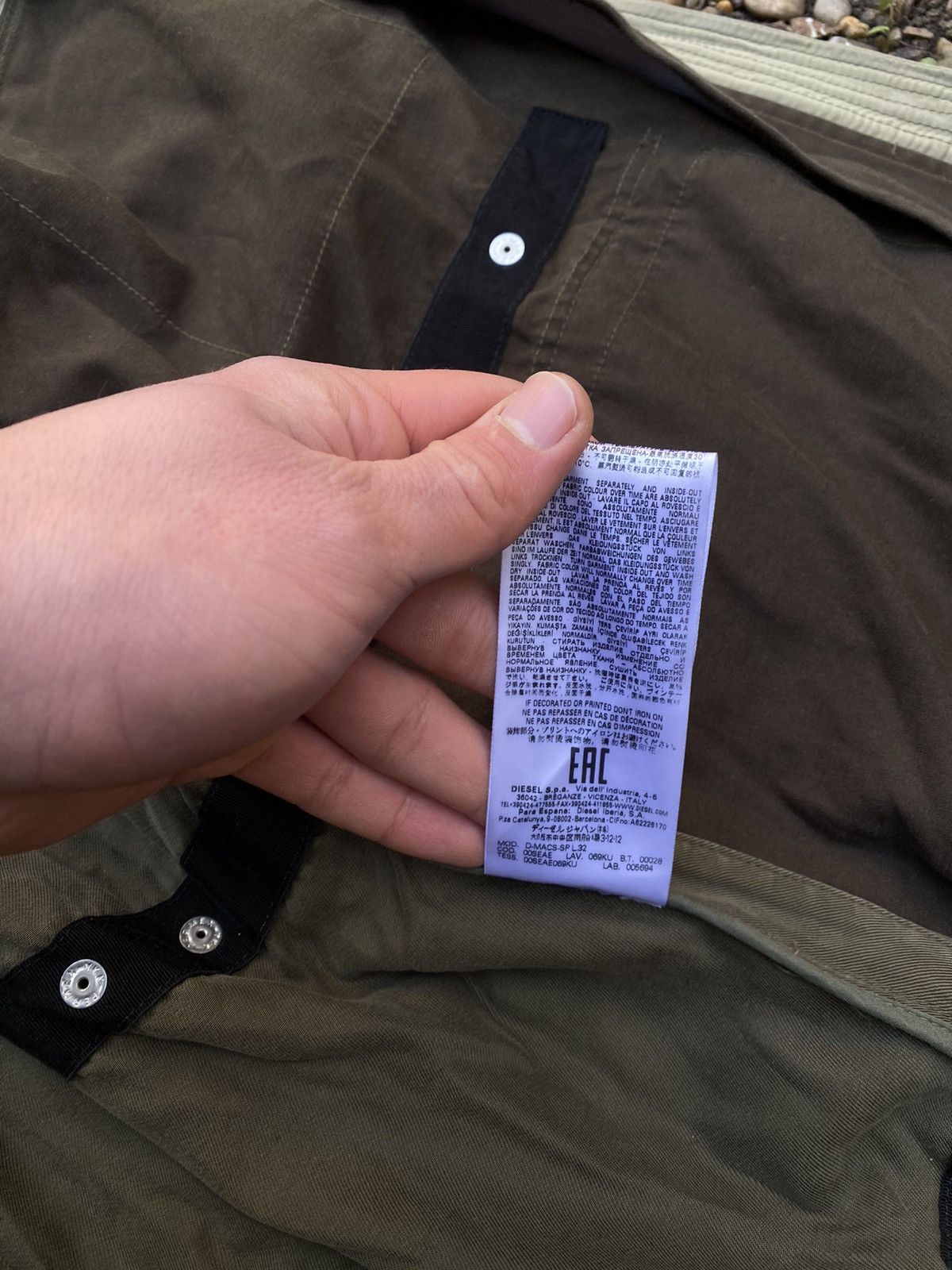 Diesel Diesel Avant-Garde Multipocket Multizip Light Jacket Size US L / EU 52-54 / 3 - 8 Thumbnail
