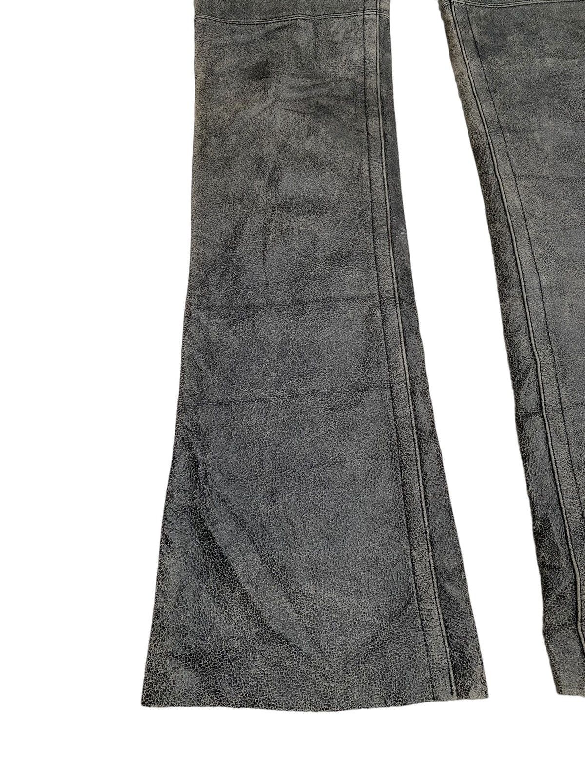 Hysteric Glamour Very Rare Vintage Hysteric Glamour Leather Flare Pants 1990s Size US 29 - 5 Thumbnail