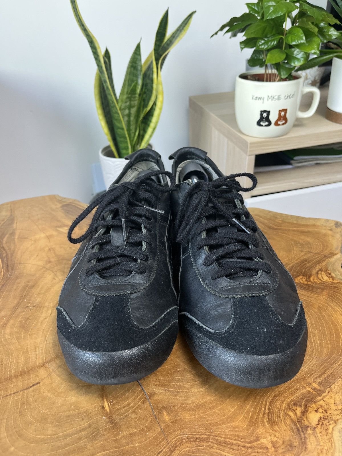 Onitsuka Tiger Vintage Onitsuka Tiger rare avant garde black japanese y2k Size US 12 / EU 45 - 2 Thumbnail