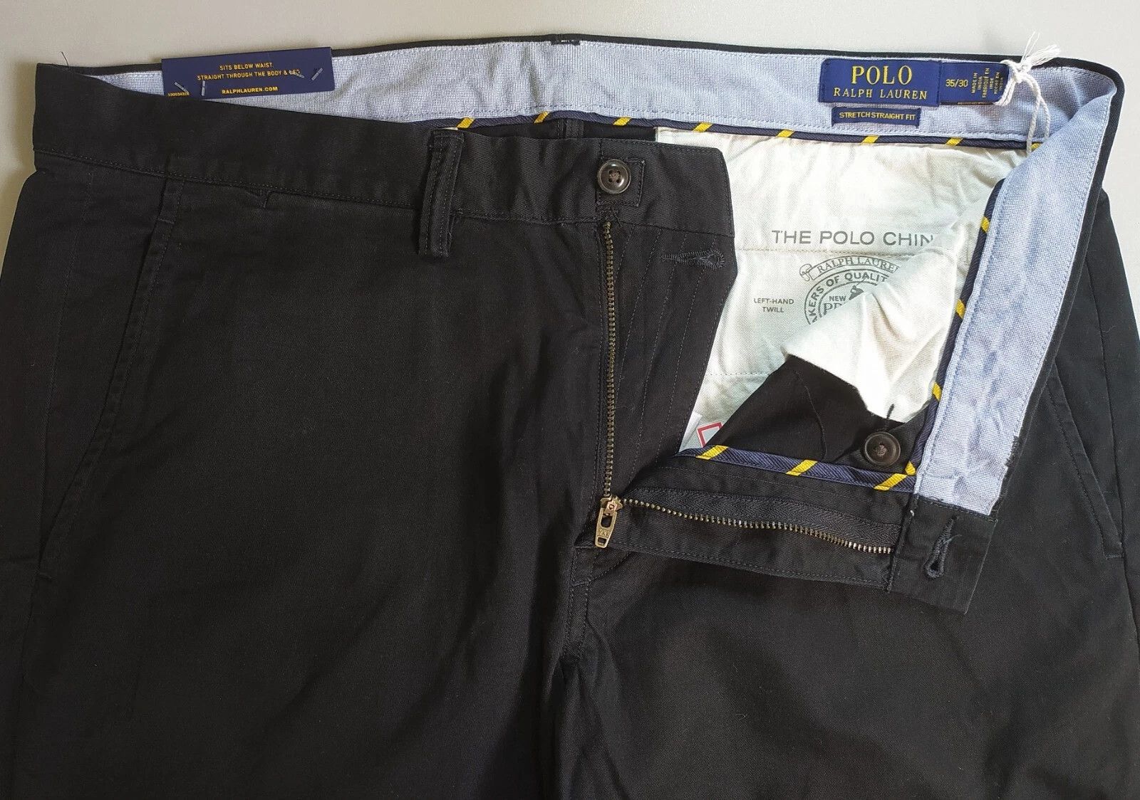 Polo Ralph Lauren Polo Ralph Lauren Stretch Straight Fit Chino Pant T 0052 Size US 35 - 5 Thumbnail