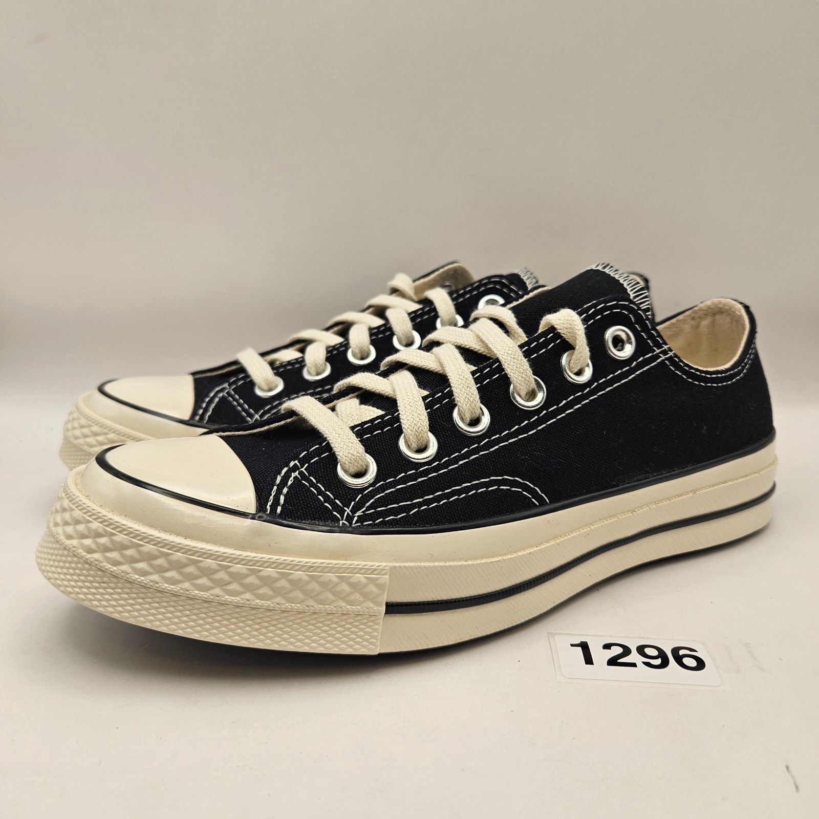 Converse CONVERSE WOMEN'S 6 1970s CORE BLACK LOW TOP 162058C BGRADE Size US 6 / IT 36 - 1 Thumbnail