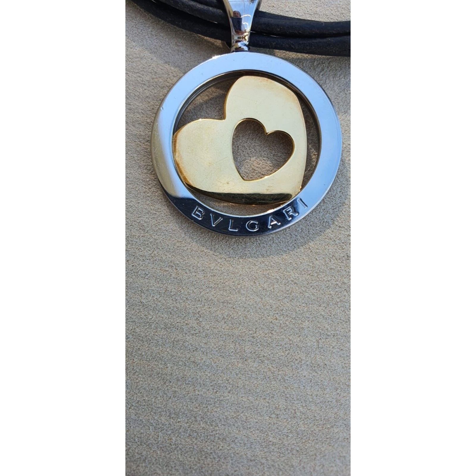 Bvlgari Bvlgari Tindo Gold Heart Pendant Necklace Stamped Hallmark I Size ONE SIZE - 3 Thumbnail