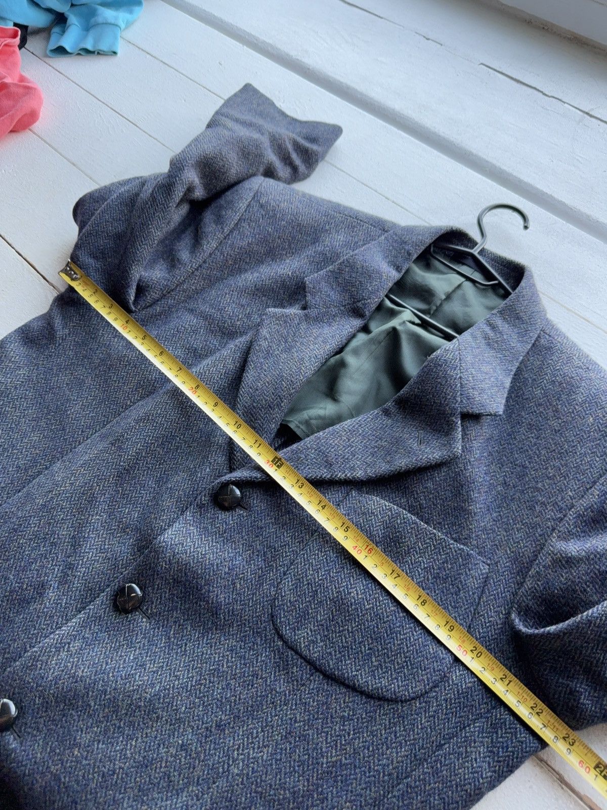 Burberry Vintage 90s Thomas Burberry Wool blazer Size US L / EU 52-54 / 3 - 10 Thumbnail