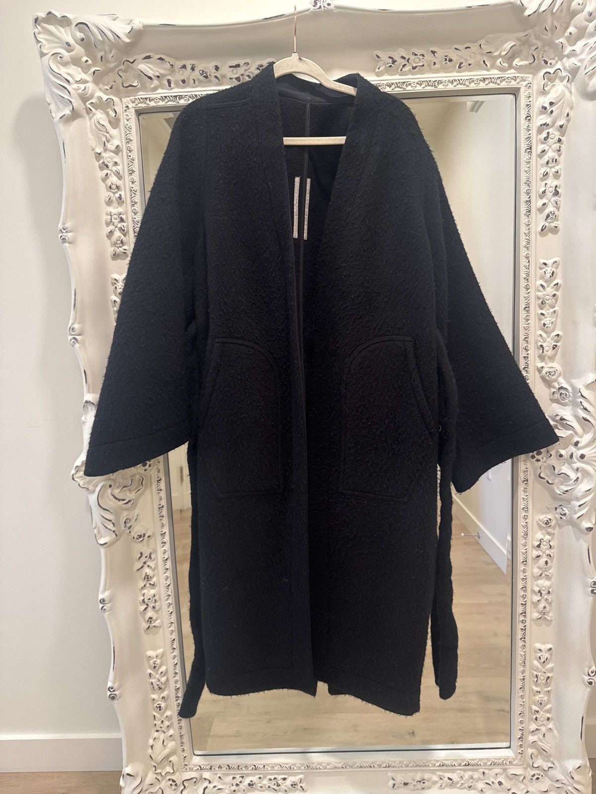 Rick Owens Strobe F/W 2022 wool overcoat Size XS / US 0-2 / IT 36-38 - 5 Thumbnail