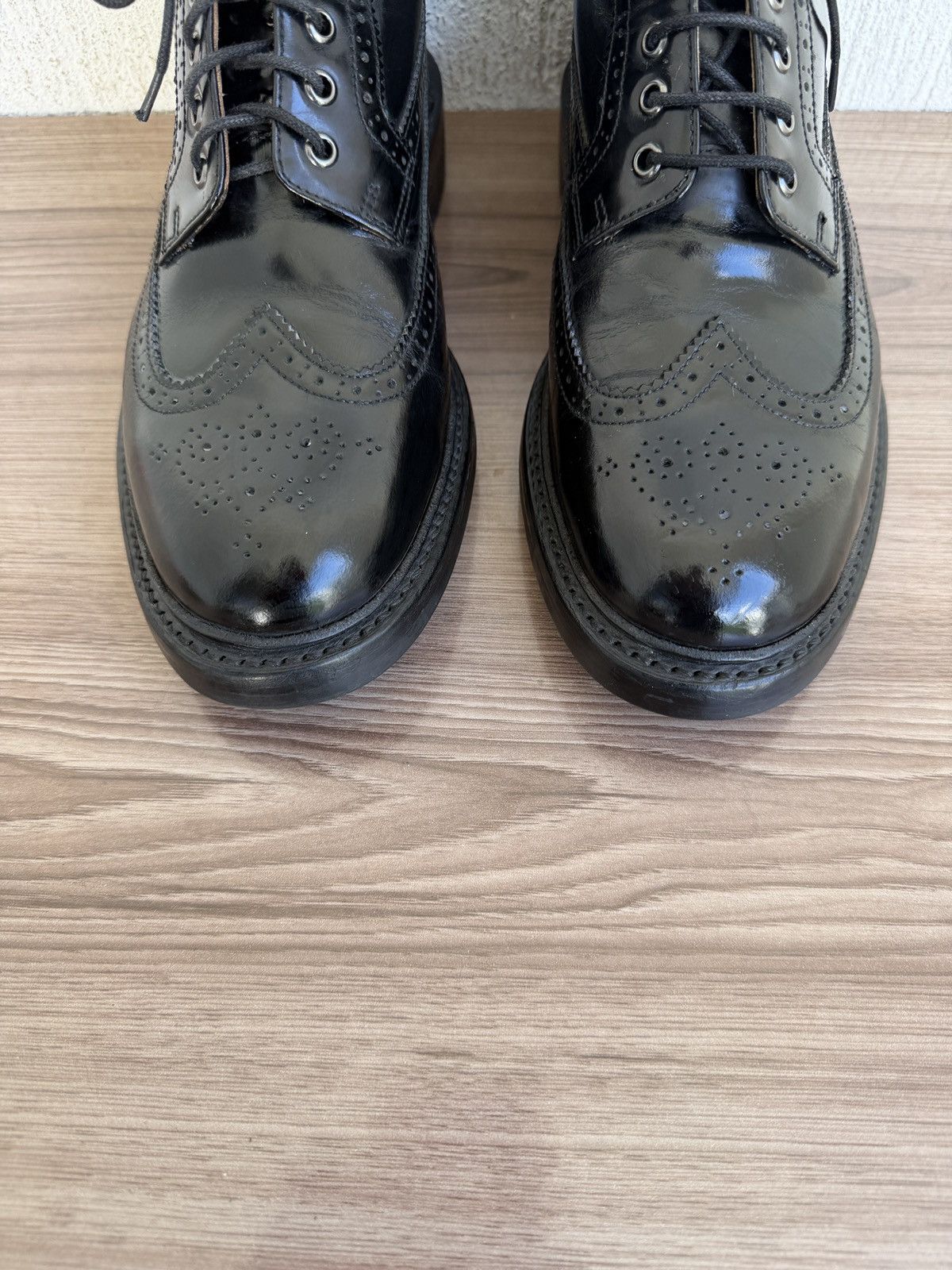 Grenson Fred shell cordovan brogue boots Size US 8 / EU 41 - 7 Thumbnail