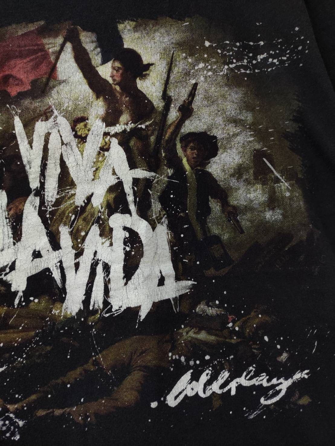 Band Tees Vtg 00's Coldplay " Viva La Vida " Album Promo Tour T-Shirt Size US M / EU 48-50 / 2 - 5 Thumbnail