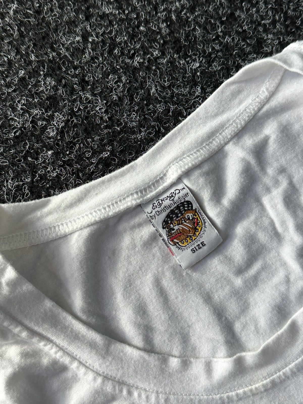 Designer × Ed Hardy ❗️Vintage Ed Hardy tiger big True Love Logo Women Tee Size M / US 6-8 / IT 42-44 - 5 Thumbnail