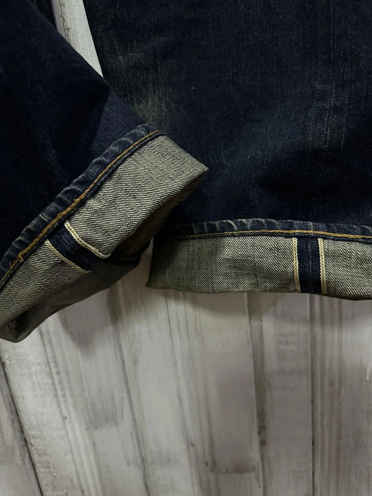 Kamikaze Attack SICKSS! Redline KAMIKAZE ATTACK Selvedge Mudwash Denim Pants Size US 35 - 10 Thumbnail