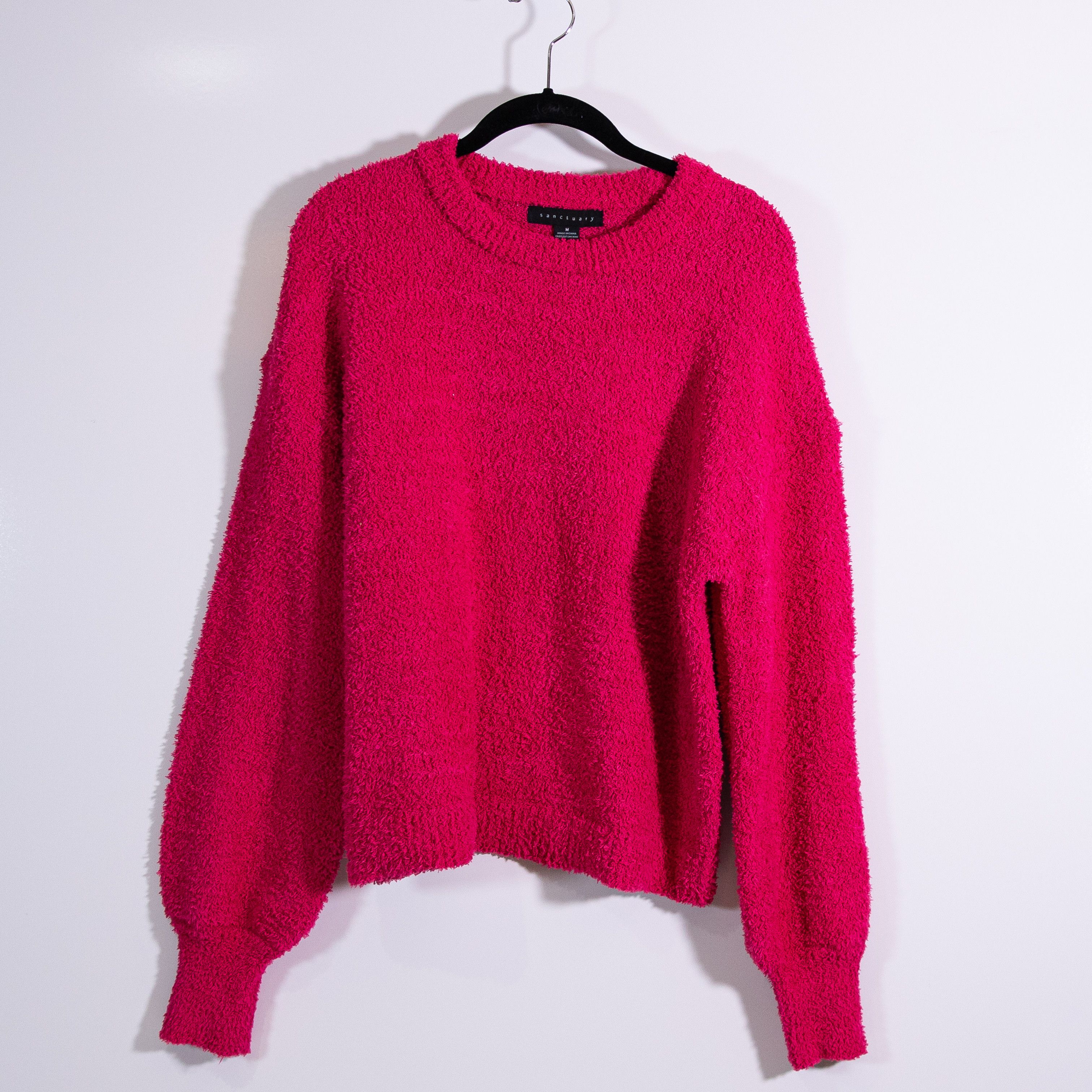 Sanctuary NEW Sanctuary Fuzzy Knit Stretch Crew Size M / US 6-8 / IT 42-44 - 1 Thumbnail