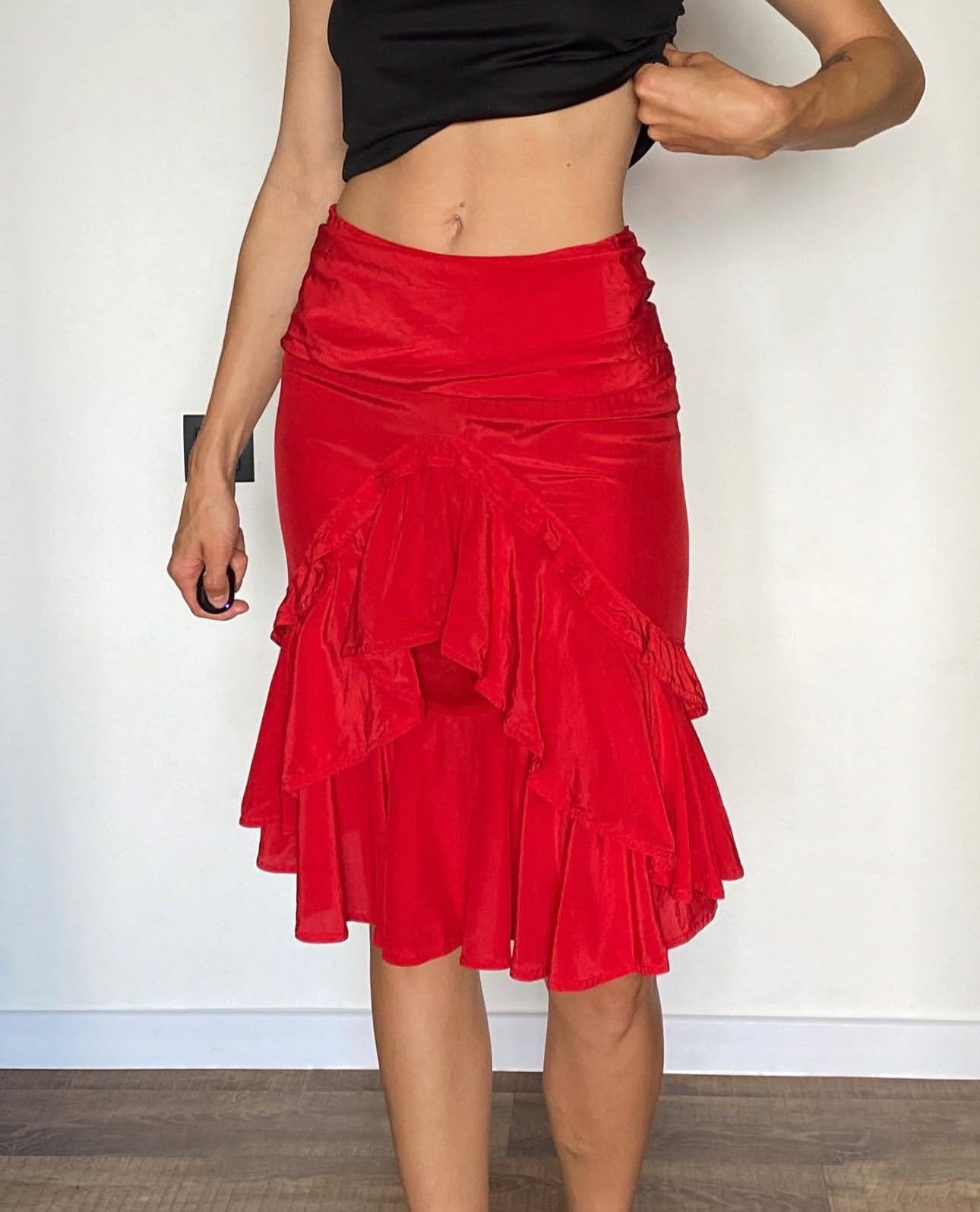 Yves Saint Laurent Yves Saint Laurent silk skirt Size 25" / US 0 / IT 36 - 1 Thumbnail