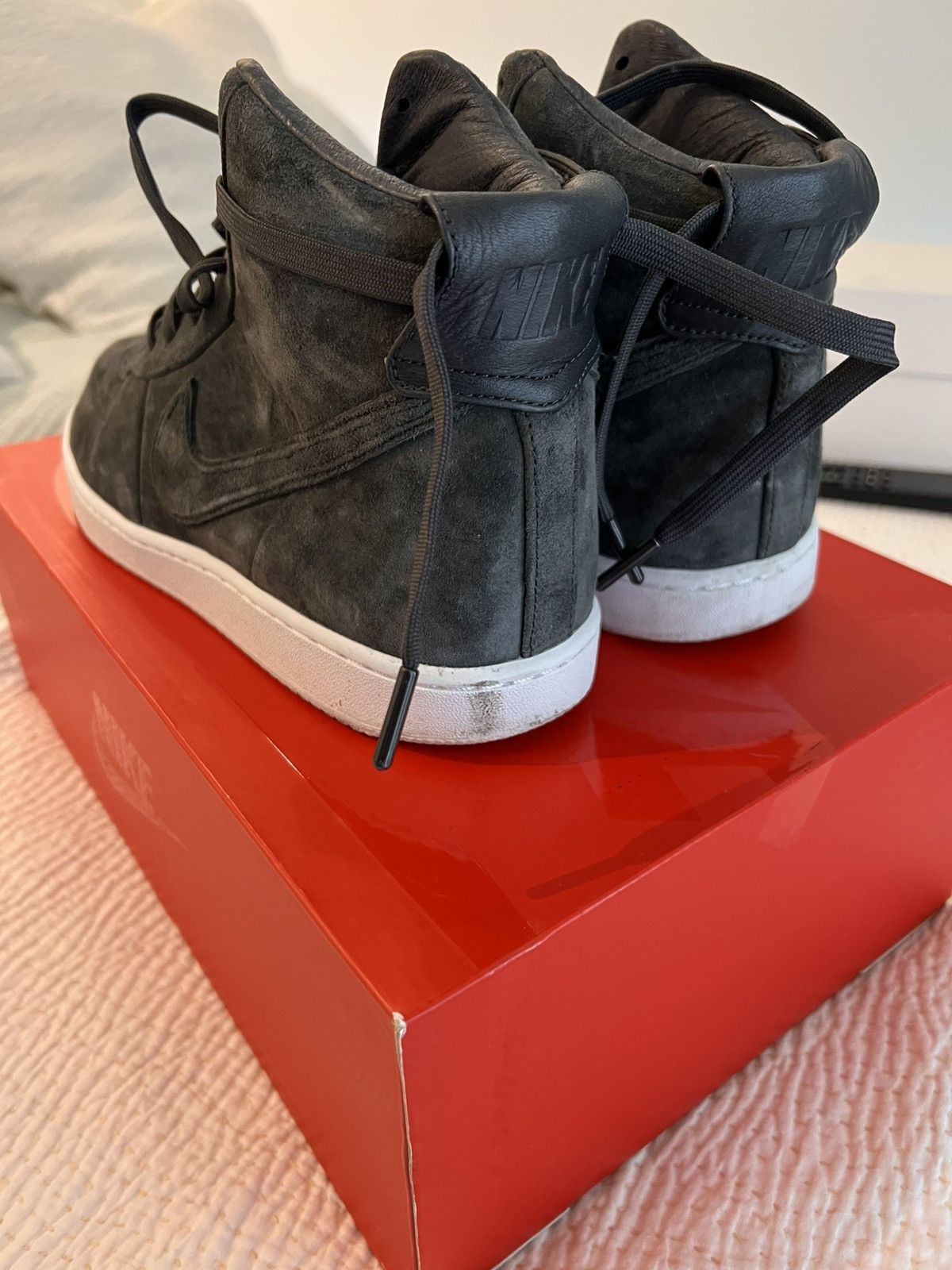 John Elliott × Nike NIKE JOHN ELLIOT VANDAL HIGH - Grey/Antharite Size US 9.5 / EU 42-43 - 7 Thumbnail