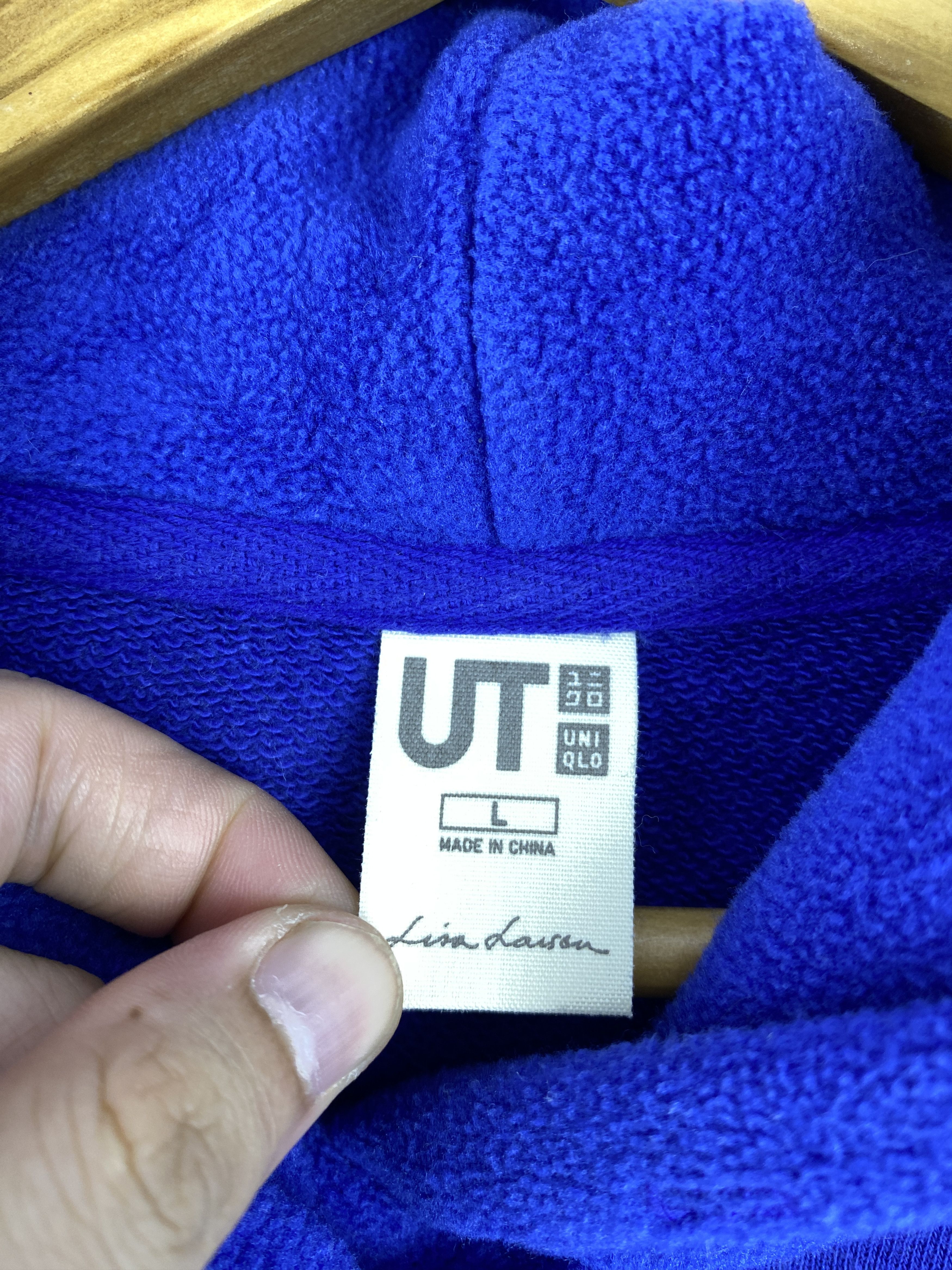Uniqlo Lisa Larson x Uniqlo Lazy Cat Fleece Hoodie BP0060 Size US L / EU 52-54 / 3 - 5 Thumbnail