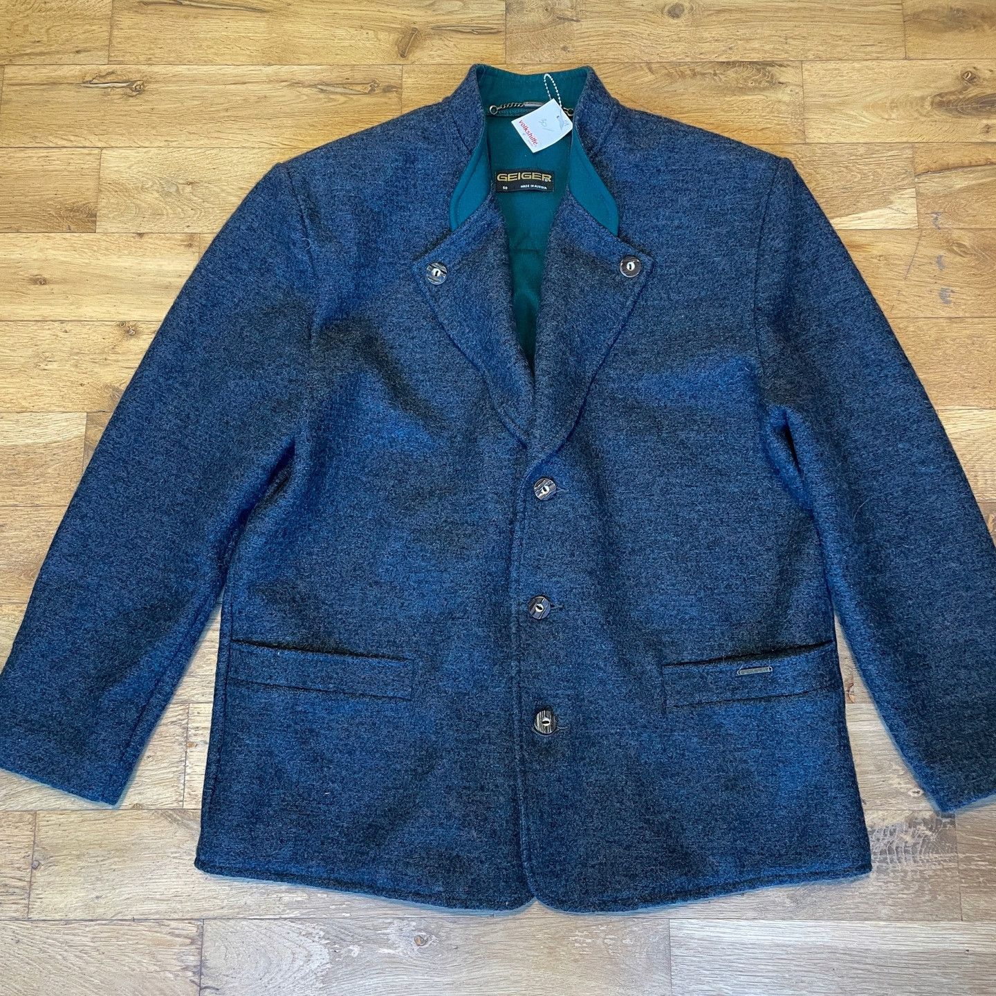 Kurt Geiger × Vintage Geiger Bavarian Jacket Vintage Retro 100% Wool Size 50 Size 50L - 1 Thumbnail
