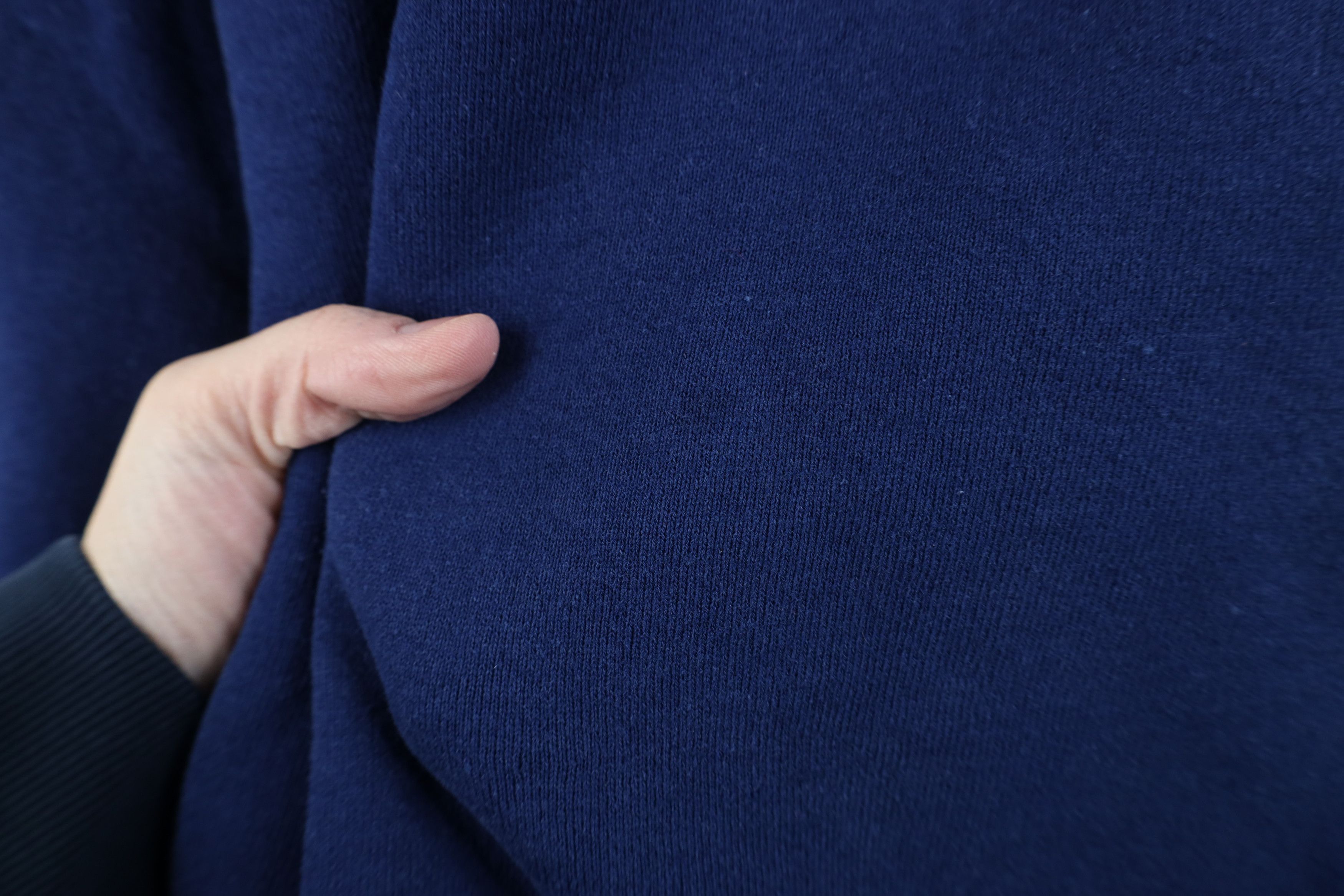 Vintage Vintage 90s Streetwear Blank Heavyweight Sweatshirt Blue USA Size US XXL / EU 58 / 5 - 7 Thumbnail
