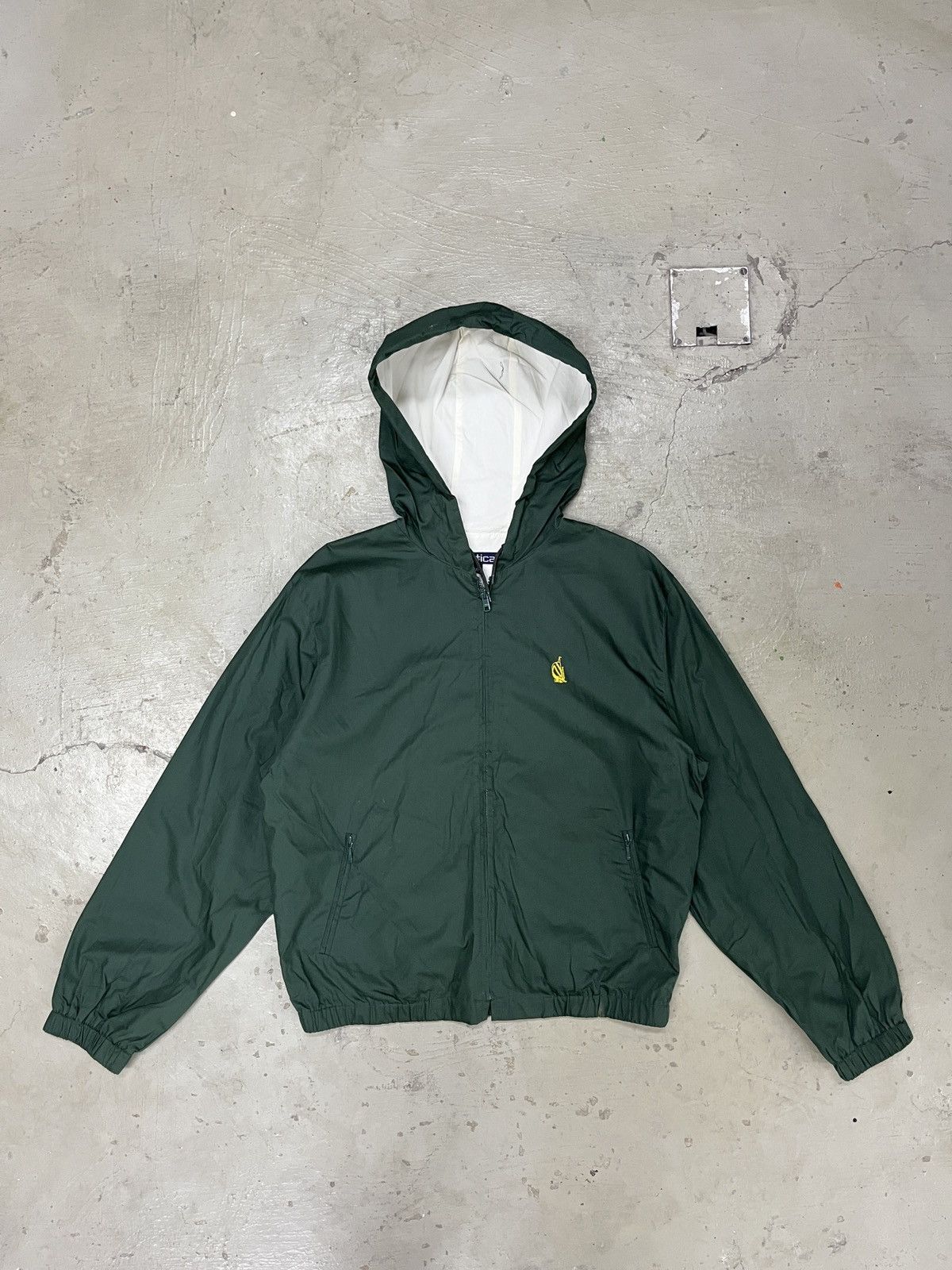Nautica Nautica Minimal Green Zipper Hoodie Jacket Size US M / EU 48-50 / 2 - 2 Thumbnail