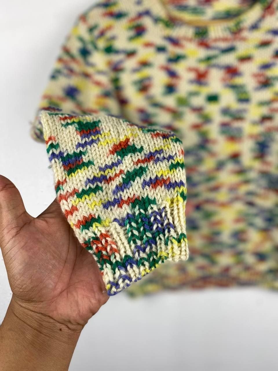 Japanese Brand vintage japanese brand multicolour knitwear nice design Size M / US 6-8 / IT 42-44 - 3 Thumbnail