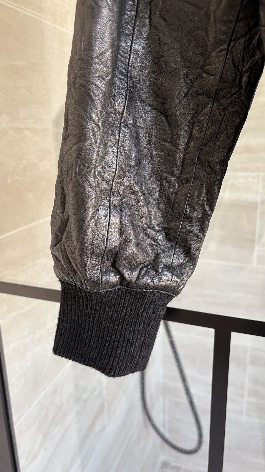 Zadig & Voltaire Zadig & Voltaire 2013 sample Larson Crinkle Leather bomber Size US M / EU 48-50 / 2 - 4 Thumbnail