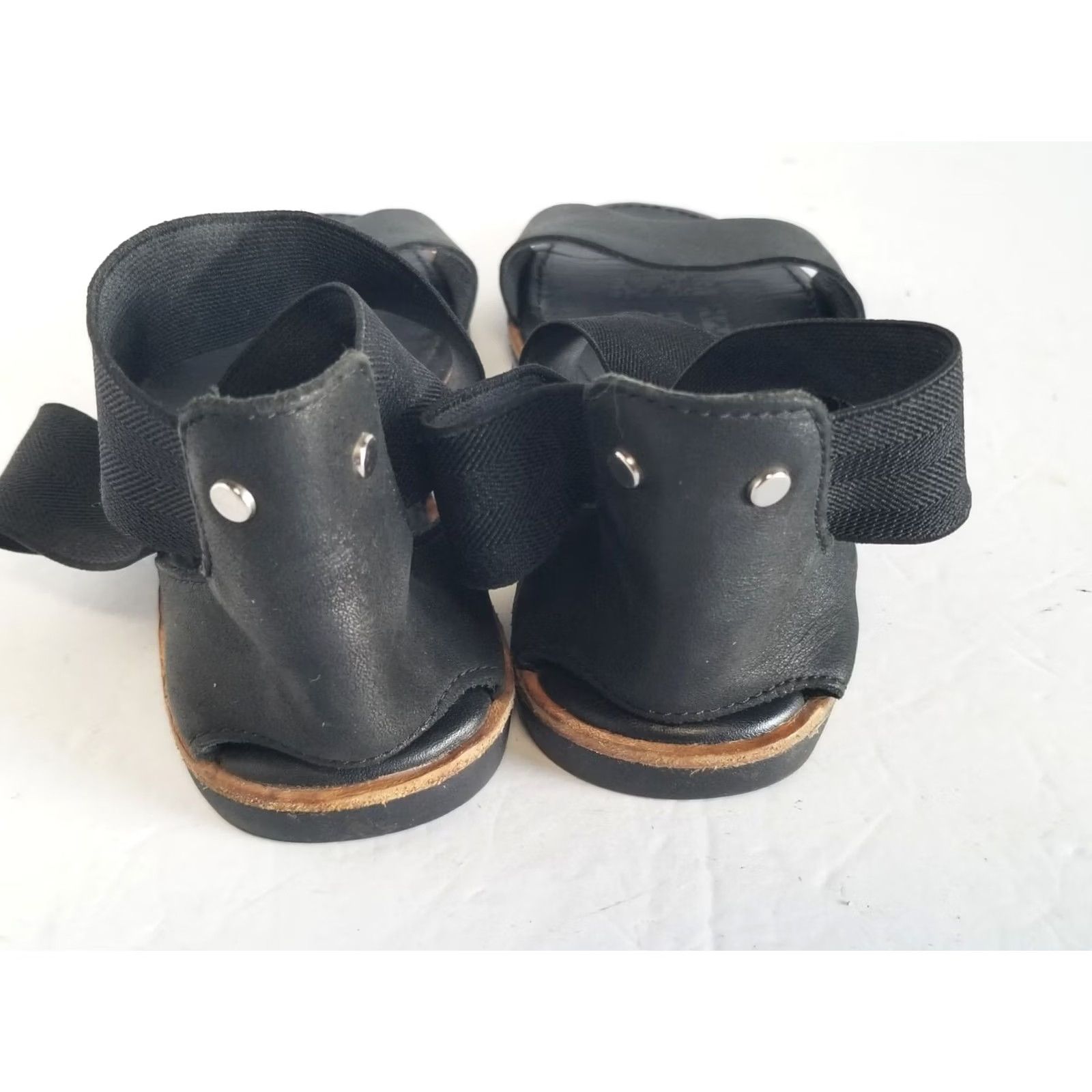 SOREL SOREL Ella II Sandal Women Size 8.5 Black Leather Strappy Slip On Casual Bohemian Size US 7 / IT 37 - 3 Thumbnail