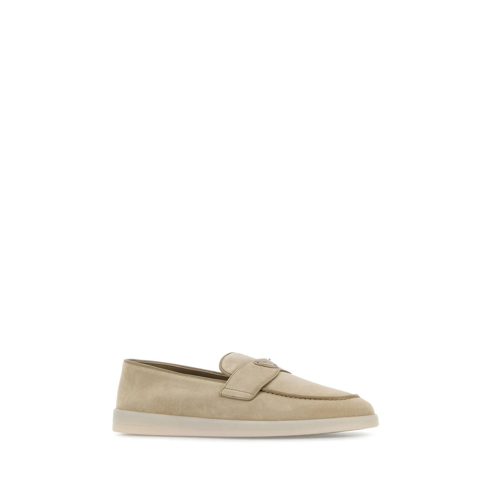 Prada PRADA Sand Suede Loafers New And Authentic (Men's size:9;) Size US 9 / EU 42 - 2 Thumbnail