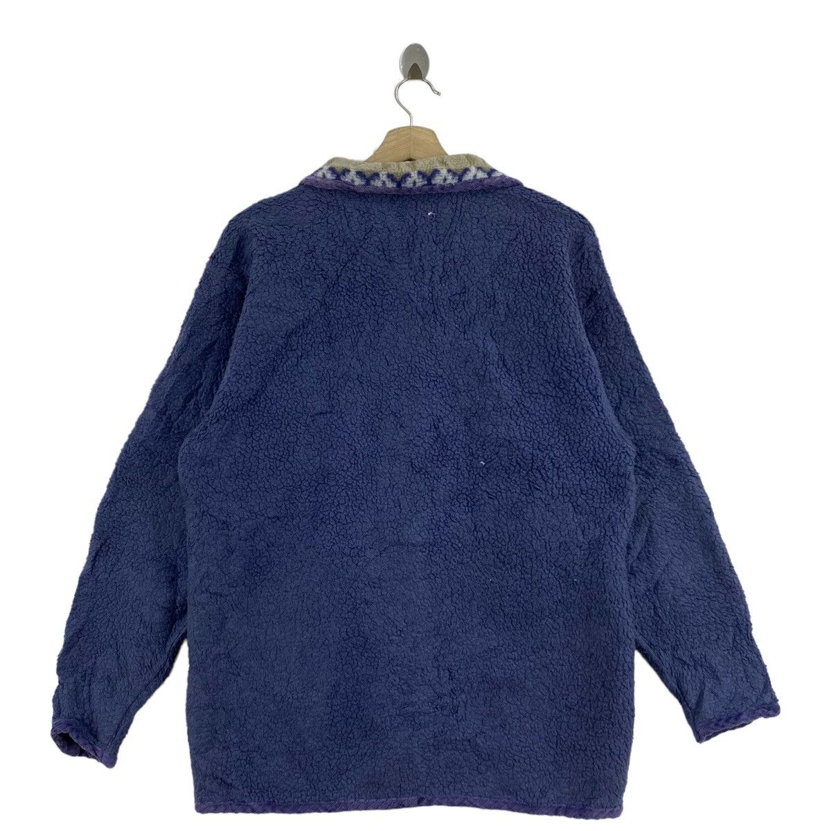 Polartec × Vintage Vintage 90s HUITIEME Outdoor Polartec Deep Pile Sherpa Size US L / EU 52-54 / 3 - 2 Thumbnail