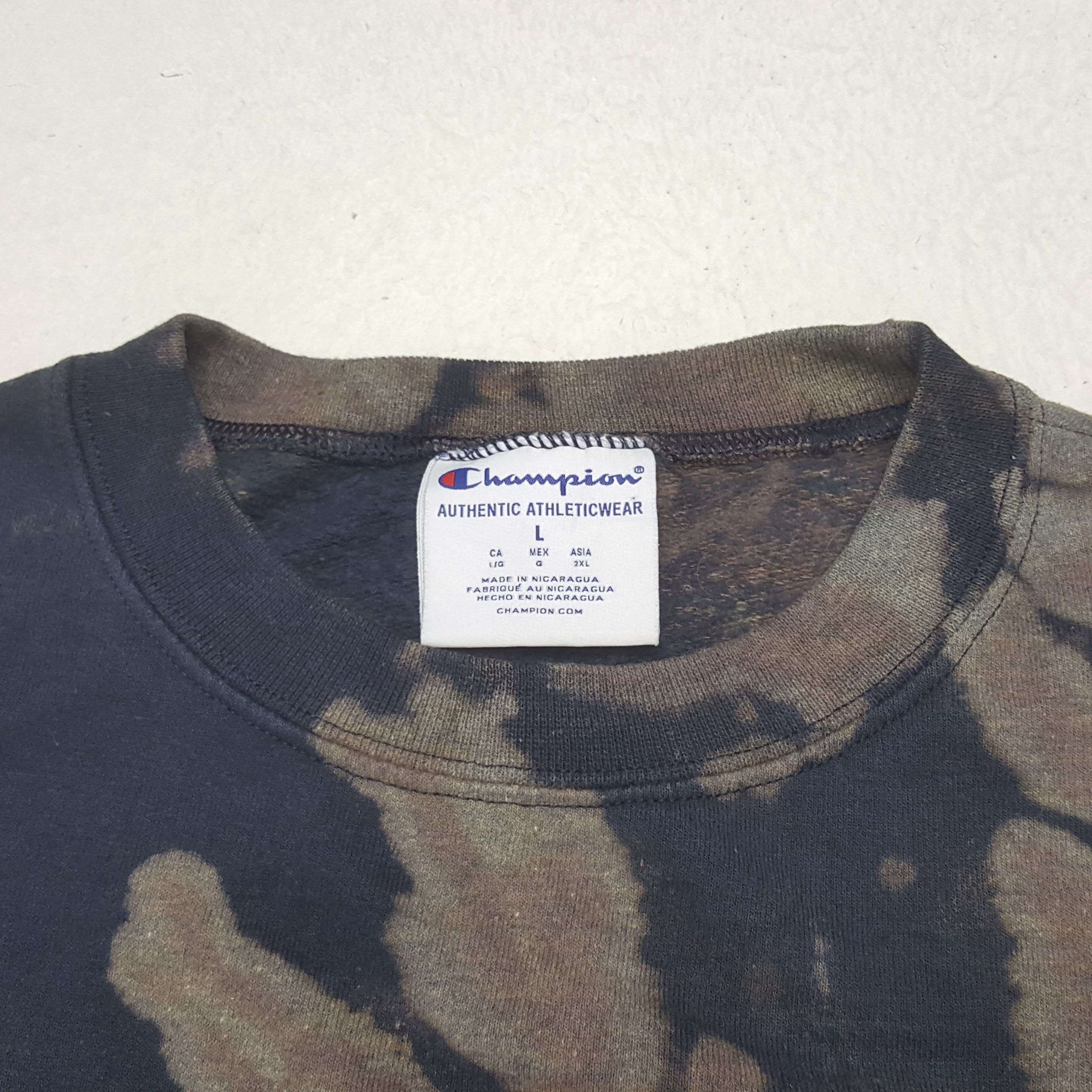 Champion Vintage West Virginia Football Tie-dye Sweatshirt C283N28 Size US L / EU 52-54 / 3 - 4 Thumbnail