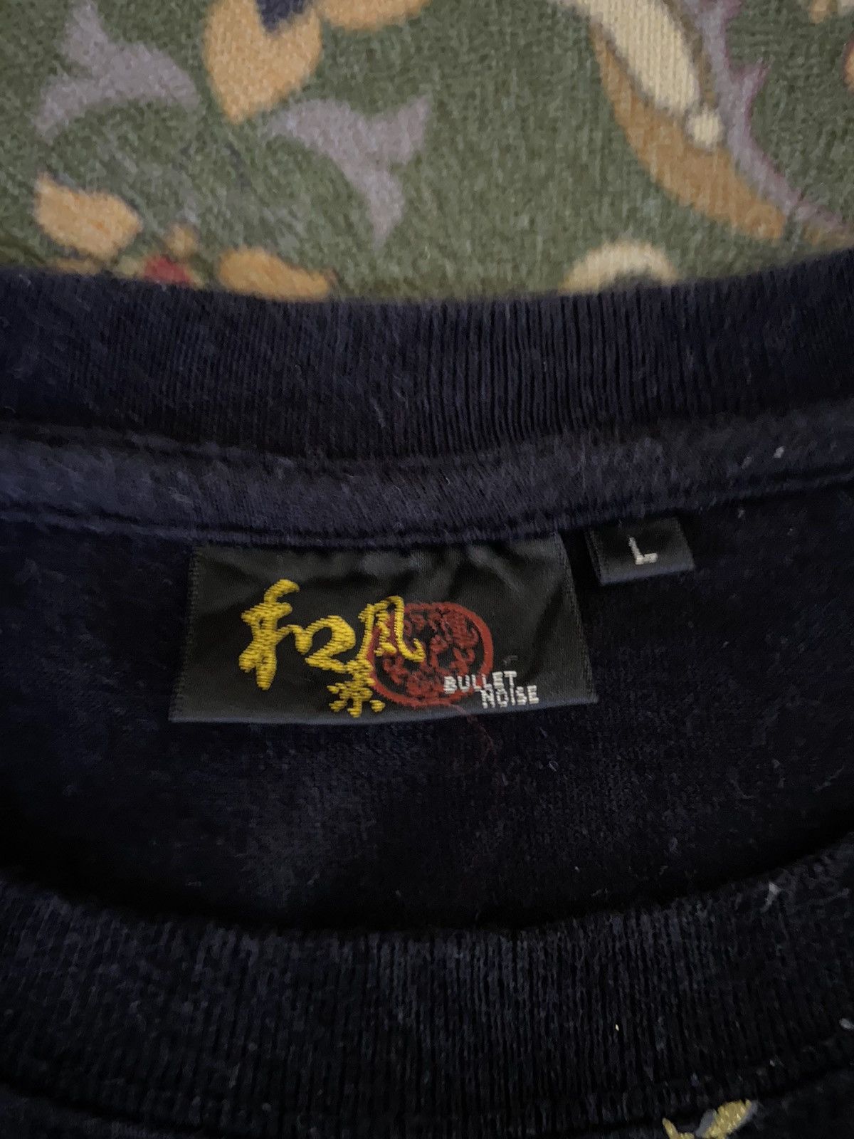 Bullet Noise × Japanese Brand Vintage Japanese Brand Bullet Noise Over Print Sukajan Style Size US M / EU 48-50 / 2 - 7 Thumbnail