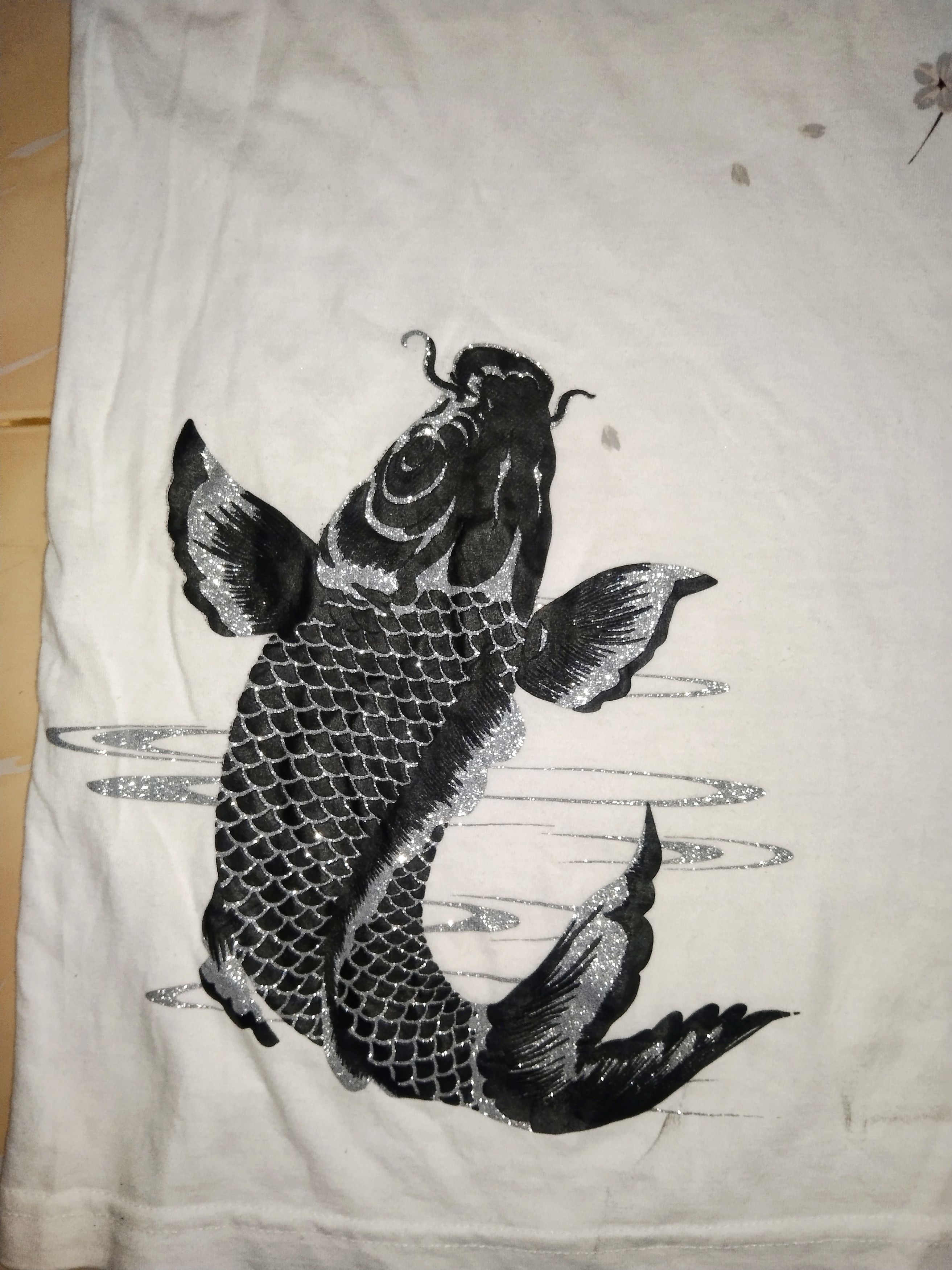Japanese Brand Japanese culture koi fish OVP sukajan souvenir tee Size US M / EU 48-50 / 2 - 9 Thumbnail