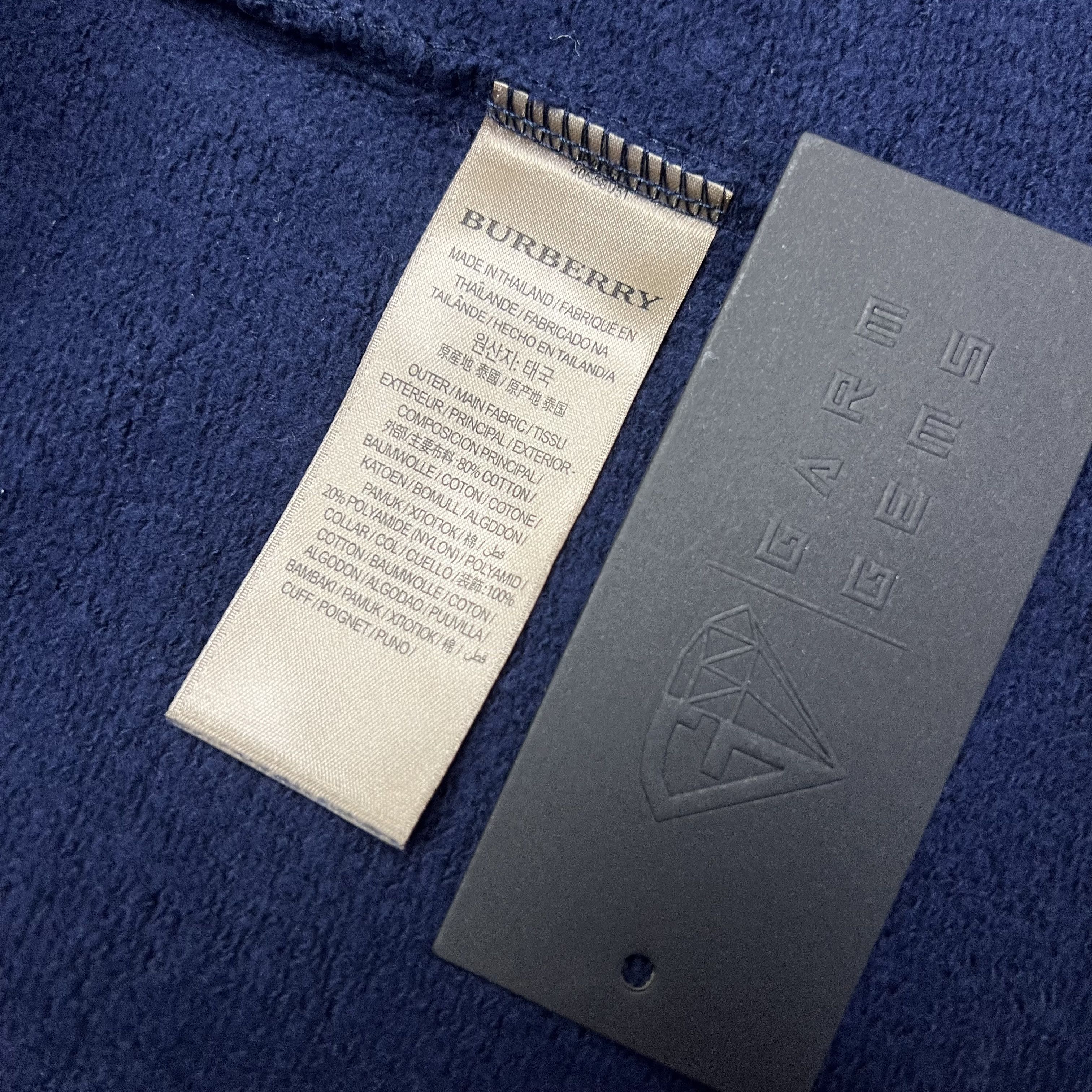 Burberry Burberry Embroidered Logo Sweatshirt Size US M / EU 48-50 / 2 - 6 Thumbnail