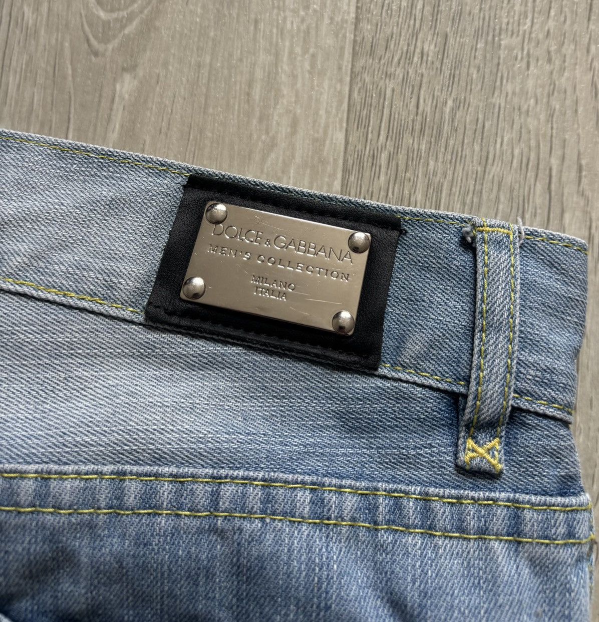 Dolce & Gabbana × Vintage Vintage Dolce Gabbana Jeans Y2K Metal Logo Distressed Style Size 32" / US 10 / IT 46 - 5 Thumbnail
