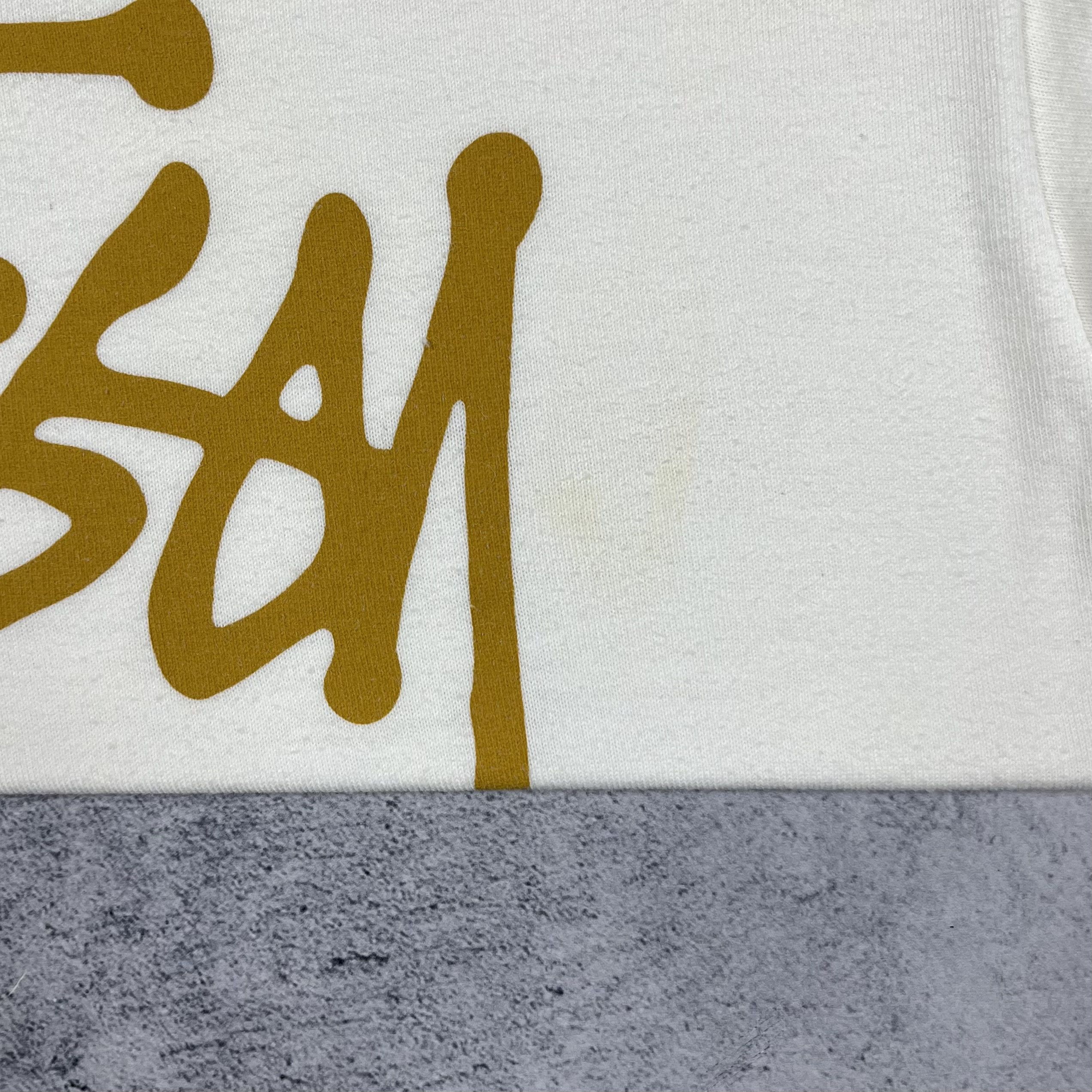 Stussy Vintage Stussy Graffiti Gold Y2K Big Logo T Shirt 00’s Size US S / EU 44-46 / 1 - 10 Thumbnail