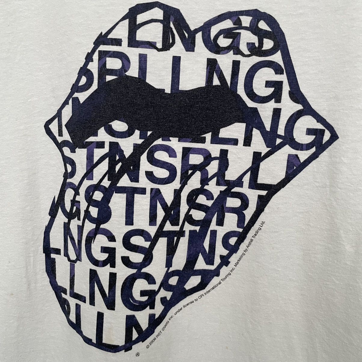 The Rolling Stones × Vintage Vintage 2009 The Rolling Stones Band T Shirt Size US L / EU 52-54 / 3 - 2 Thumbnail