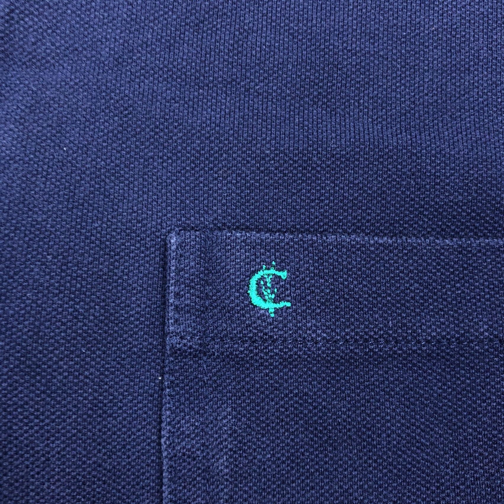 Vintage Criquet Men's Navy Blue 1/4 Zip Long Sleeve Organic Cotton Mock Neck Pullover Shirt Size US S / EU 44-46 / 1 - 3 Thumbnail