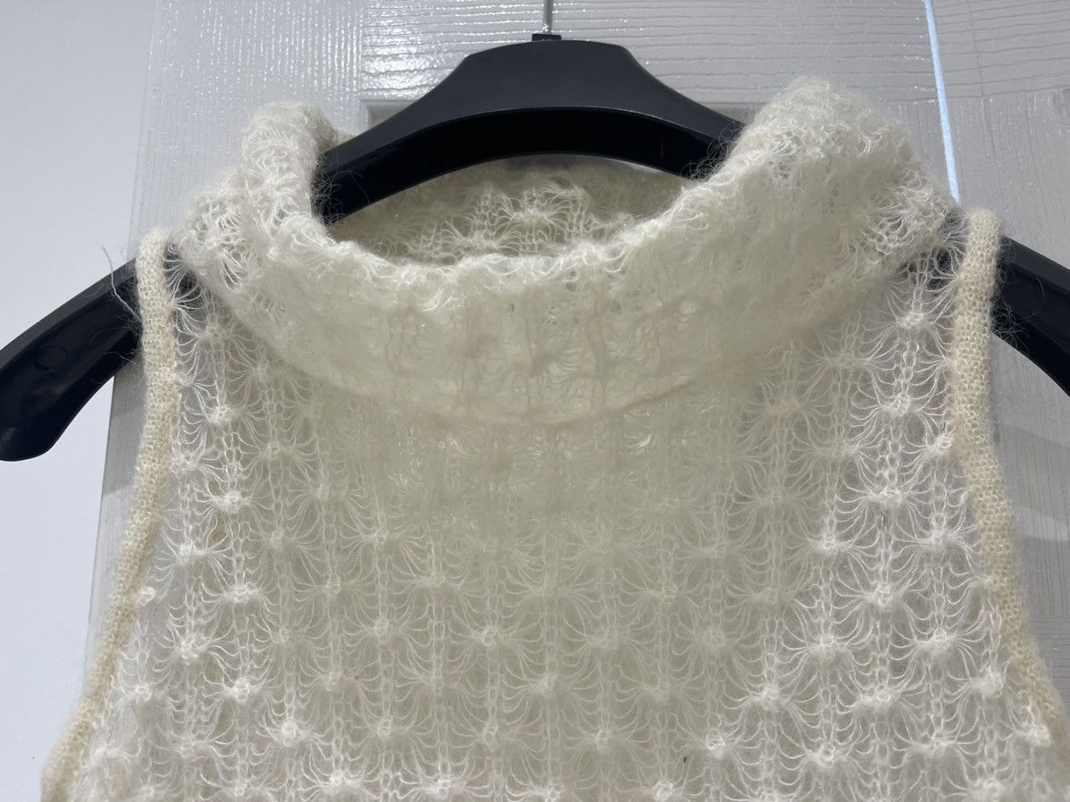 Versace Versace IT 44 (UK 12) Mohair-Blend Open-Knit Sleeveless Top Size M / US 6-8 / IT 42-44 - 2 Thumbnail