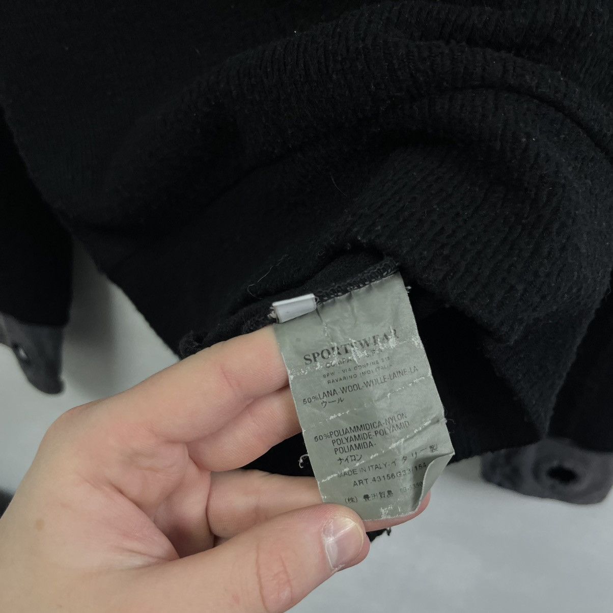 Stone Island Vintage Stone Island Hoodie Black Size US L / EU 52-54 / 3 - 11 Thumbnail