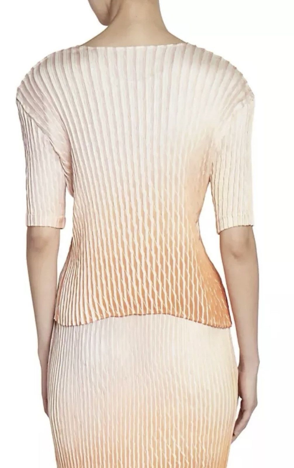 Issey Miyake PLEATS PLEASE ISSEY MIYAKE SUFFUSED PLEATS Orange 2 Medium Size M / US 6-8 / IT 42-44 - 2 Thumbnail