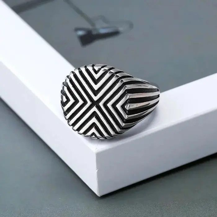 Jewelry Fashion Retro Men's Ring Size ONE SIZE - 6 Thumbnail