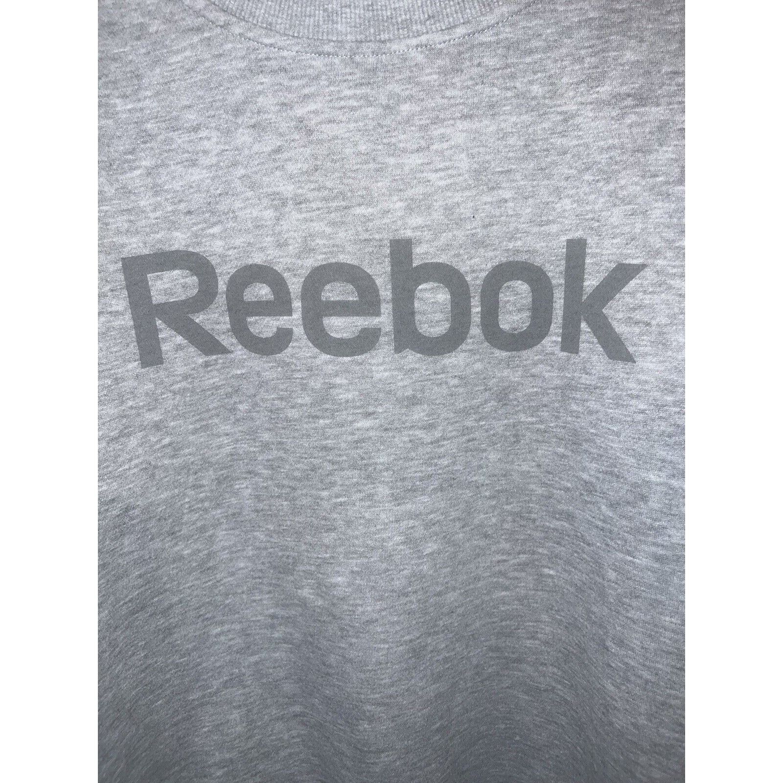 Reebok Reebok Sweatshirt Womens XL Gray Pullover Jersey Knit Cotton Size XL / US 12-14 / IT 48-50 - 2 Thumbnail
