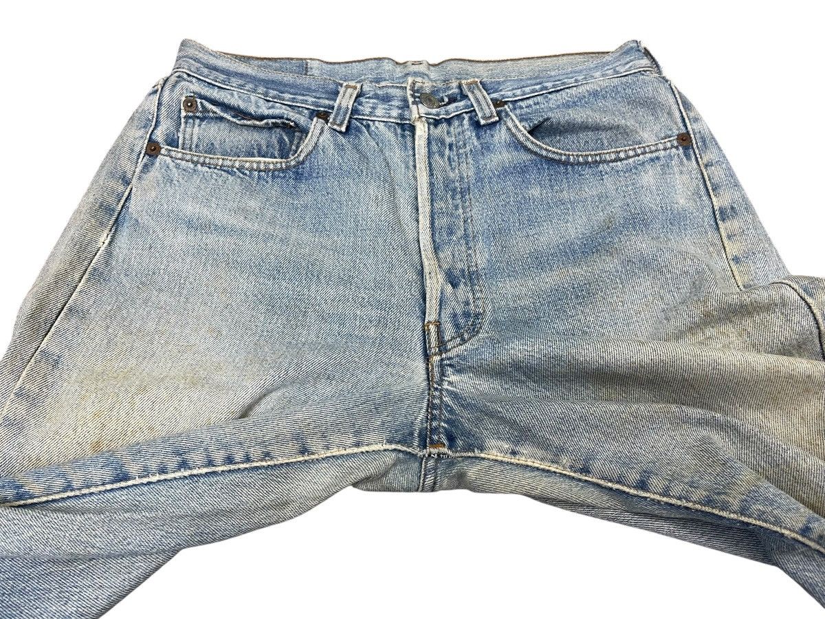 Levi's Vintage Levis 501 Straight Cut Distressed Single Stitch Size US 30 / EU 46 - 10 Thumbnail