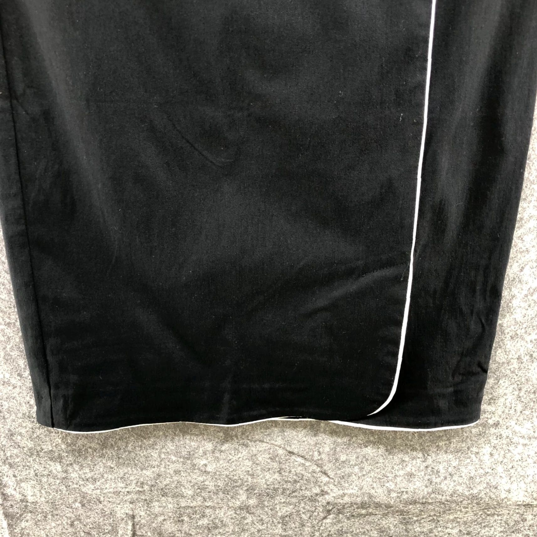 Vintage Margaret M Womens Black Pull On Stretch Pencil Skirt Size XS Workwear Comfort Size 26" / US 2 / IT 38 - 4 Thumbnail