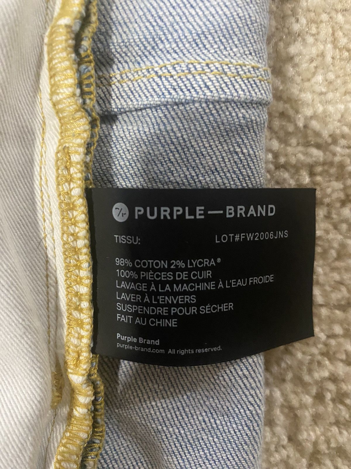Purple Brand Grey “purple” brand denim style p001 Size ONE SIZE - 4 Thumbnail