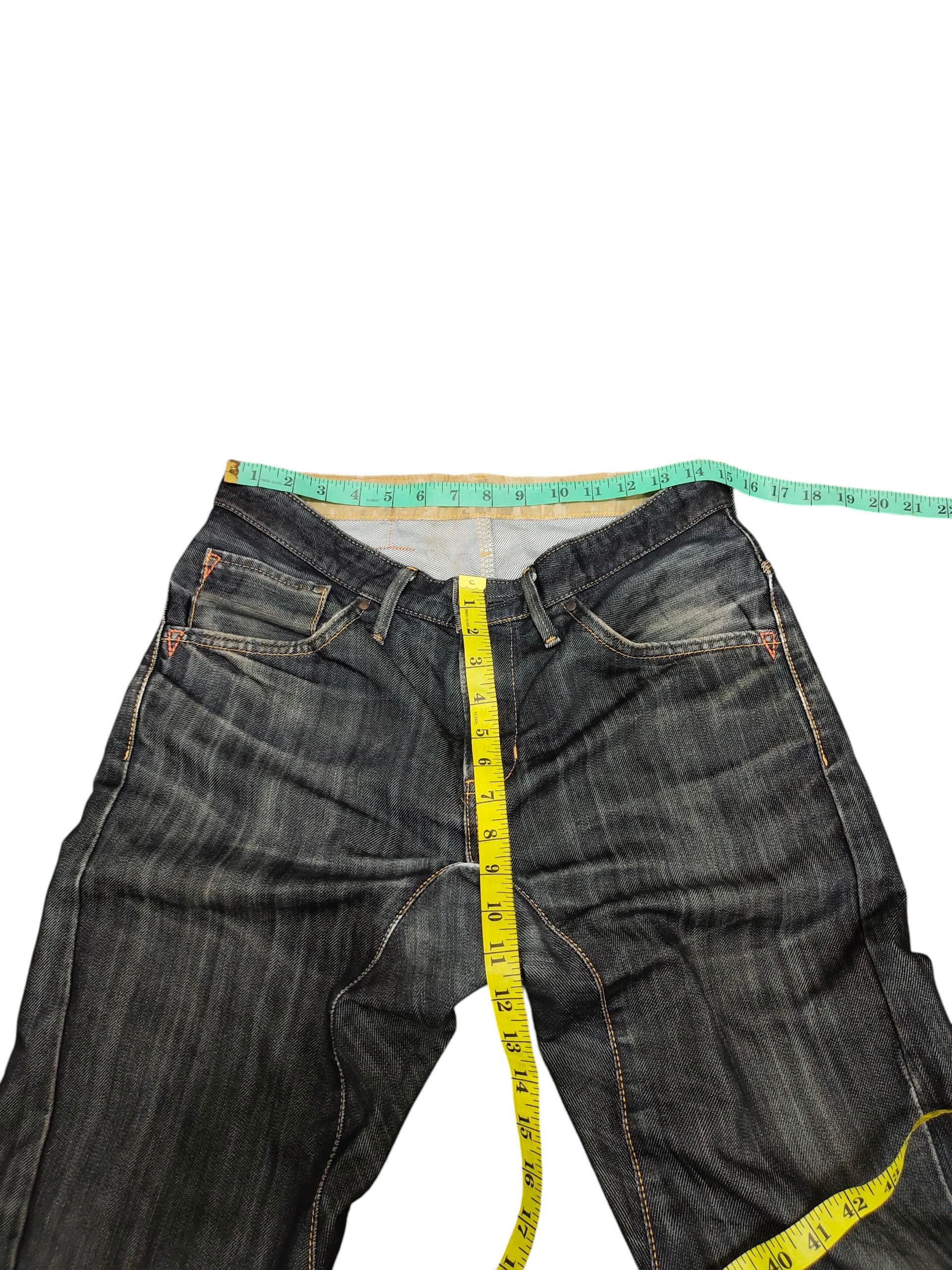 If Six Was Nine Vintage Edwin Function Distressed Denim Jeans Size US 31 - 16 Thumbnail