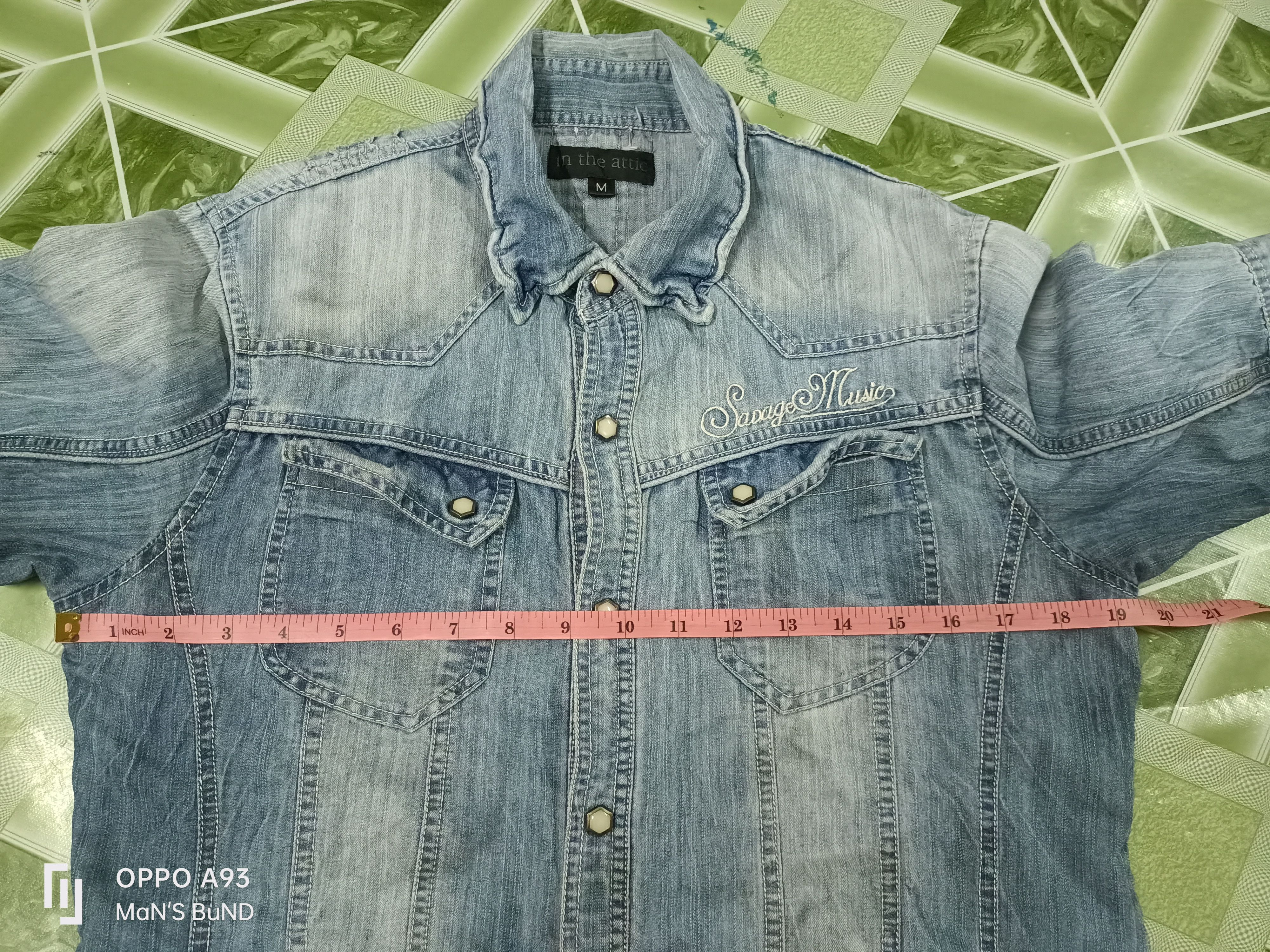 In The Attic × Japanese Brand In The Attic Button up blue Jeans Size M / US 6-8 / IT 42-44 - 17 Thumbnail