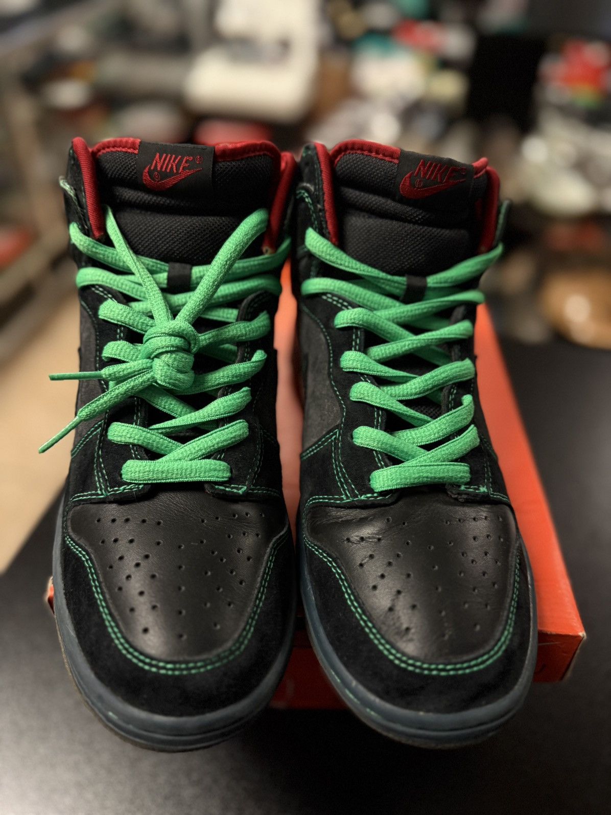 Nike Size 11 Nike Dunk High Premium SB 2008 Twin Peaks Night Owl Size US 11 / EU 44 - 18 Thumbnail