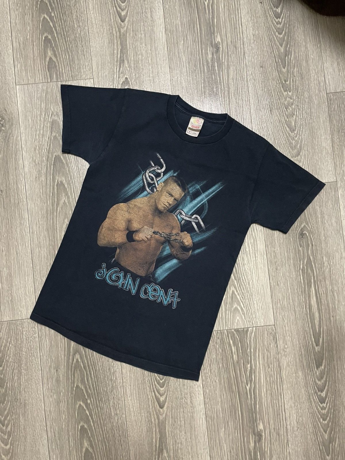 WWE Vintage 2000s John Cena WWE Black T-shirt WWF Size US S / EU 44-46 / 1 - 1 Thumbnail